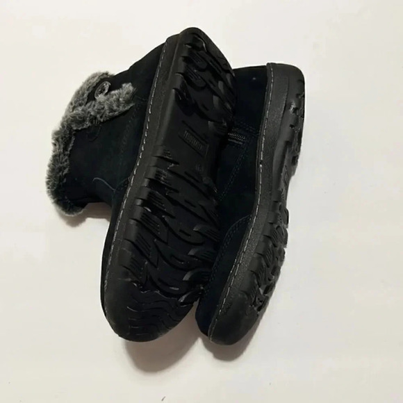 Khombu Iris Leather Winter & Snow Boots Black 9 - Picture 4 of 8